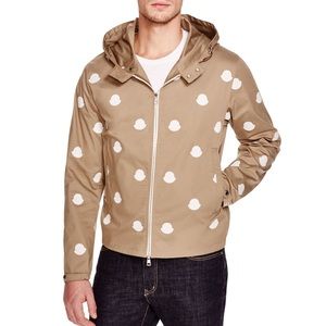 Moncler Jehan Canvas Logo Jacket Size L